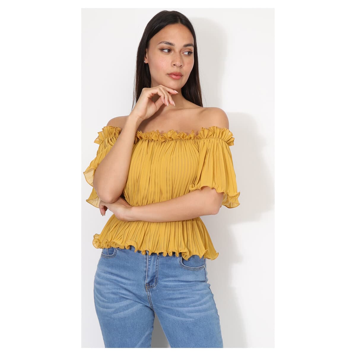 Women's T-Shirts La Modeuse Yellow