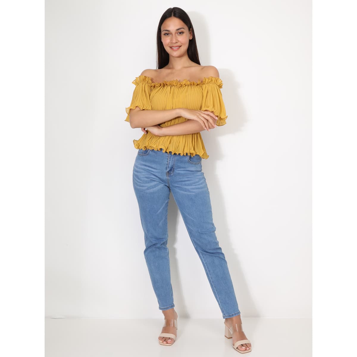 Women's T-Shirts La Modeuse Yellow