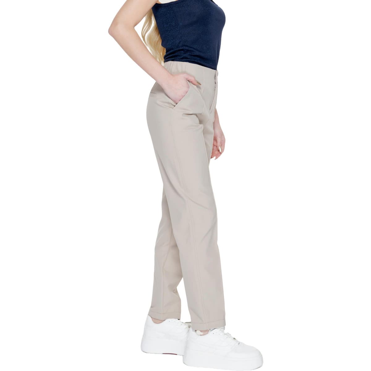 Women's Pants Street One Beige