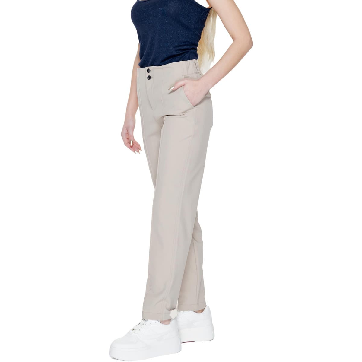 Women's Pants Street One Beige