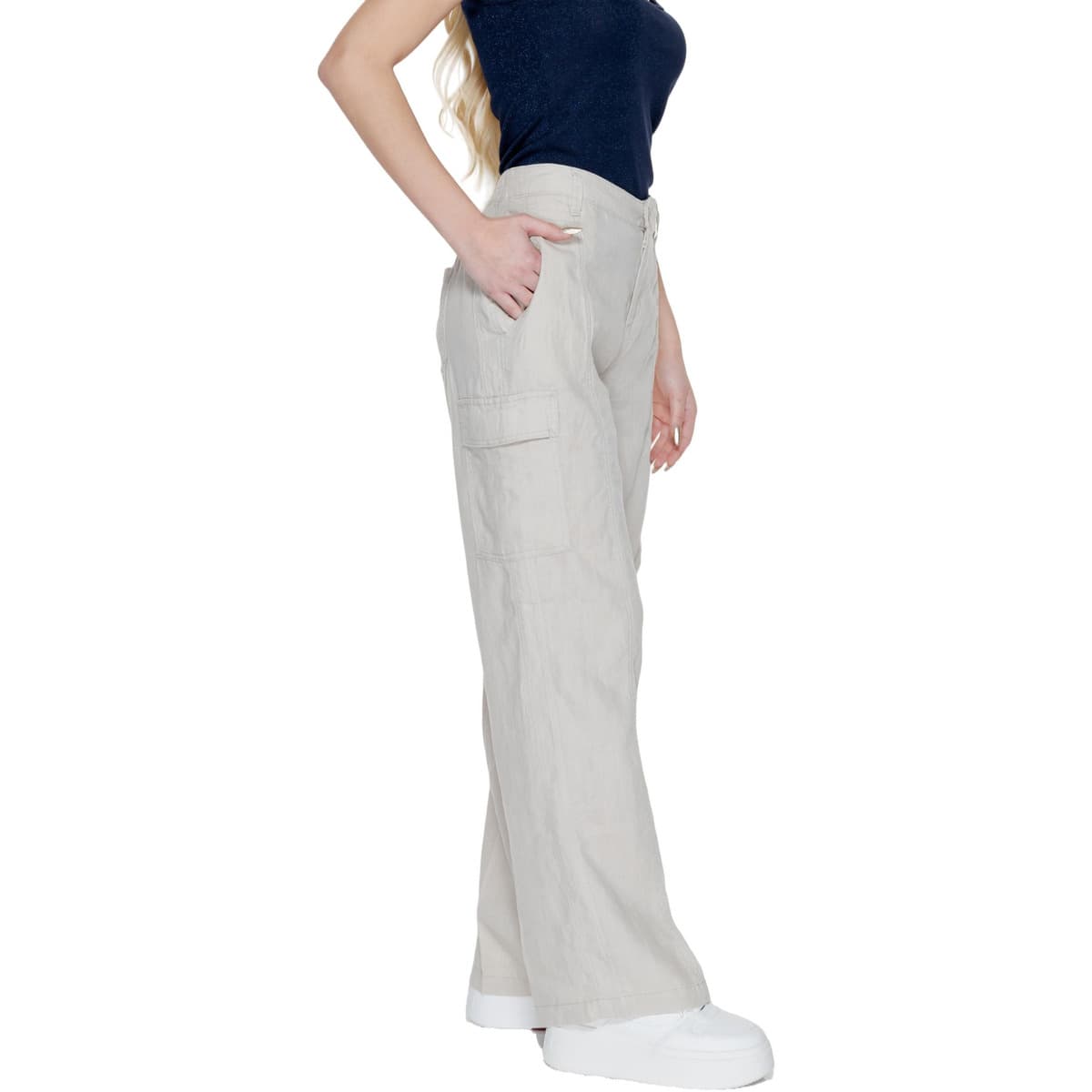 Women's Pants Street One Beige