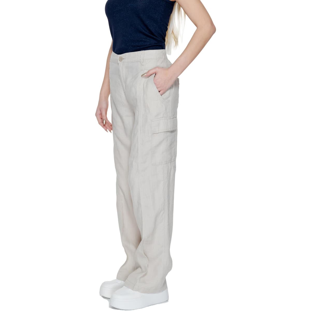 Women's Pants Street One Beige