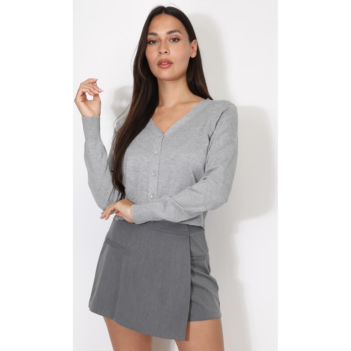 Women's Jackets La Modeuse Gray