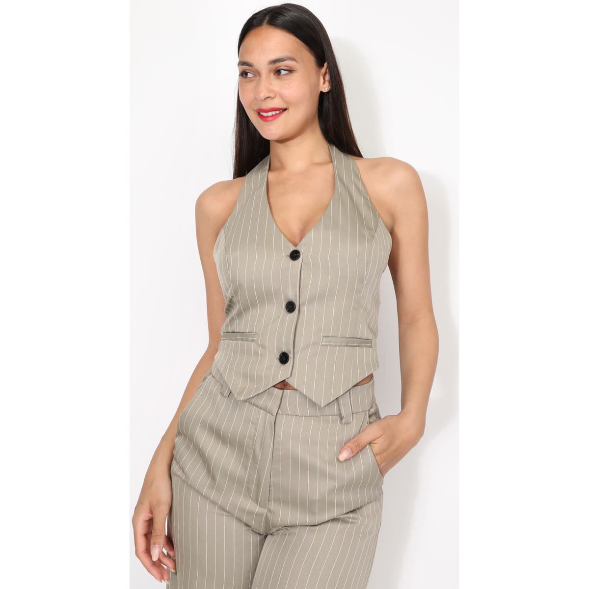 Women's Blazers La Modeuse Beige