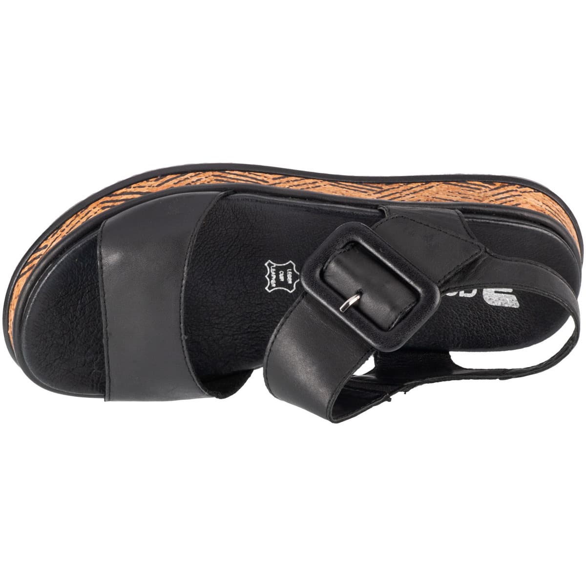 Women's Sports Sandals Rieker Black