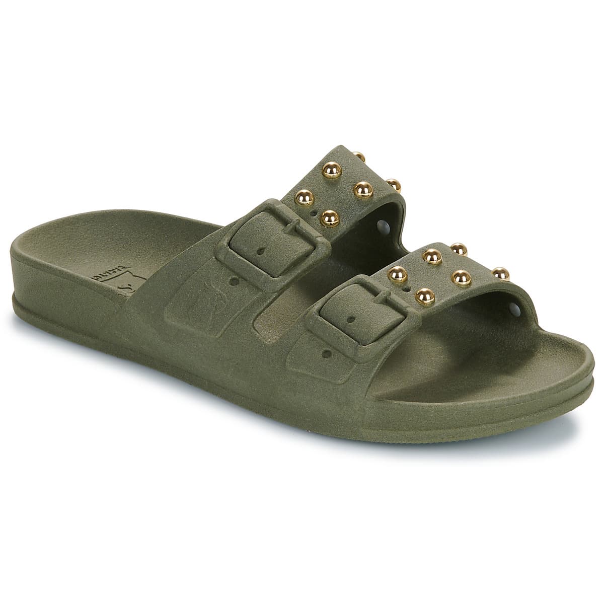 Women's Mules Cacatoès Khaki