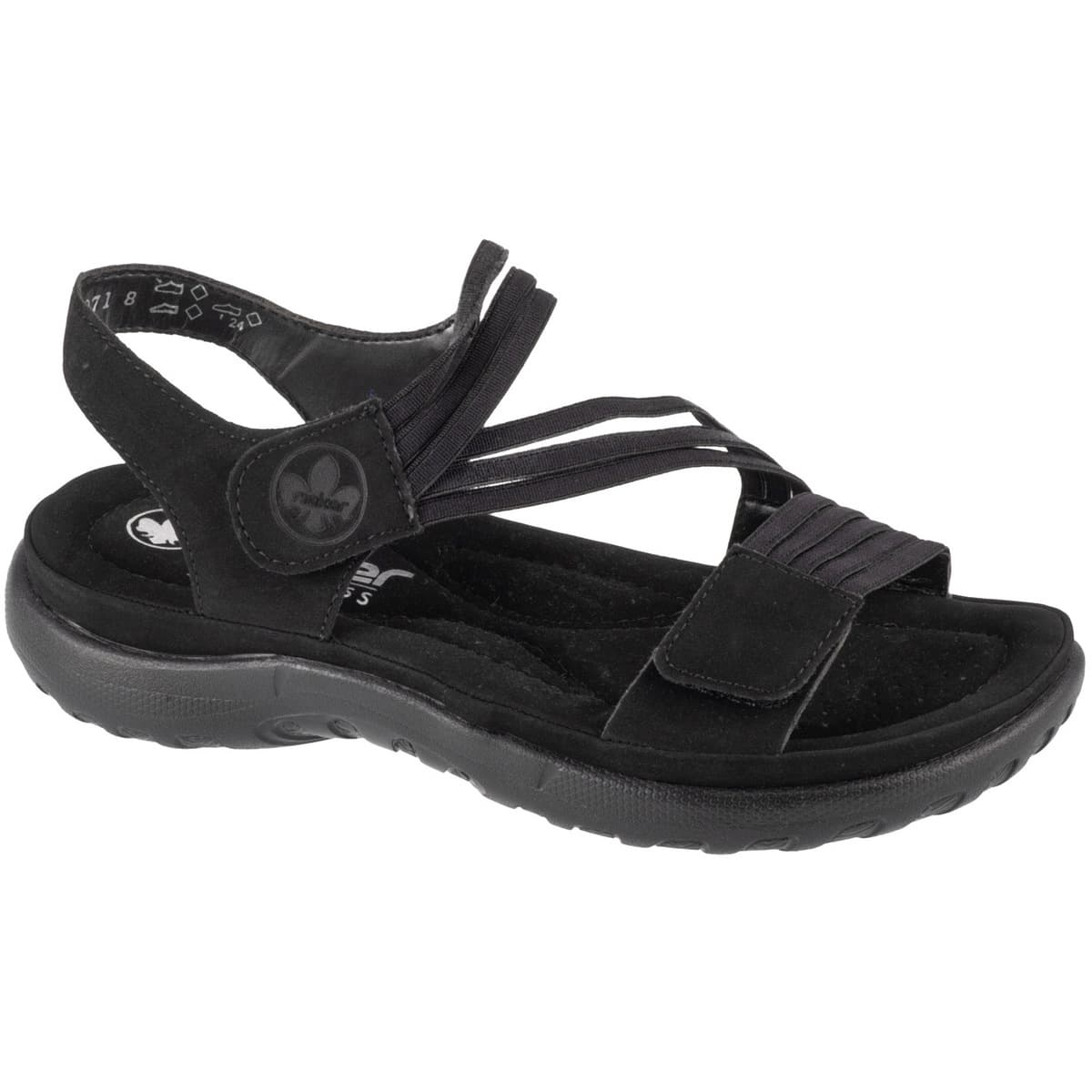 Women's Sports Sandals Rieker Black