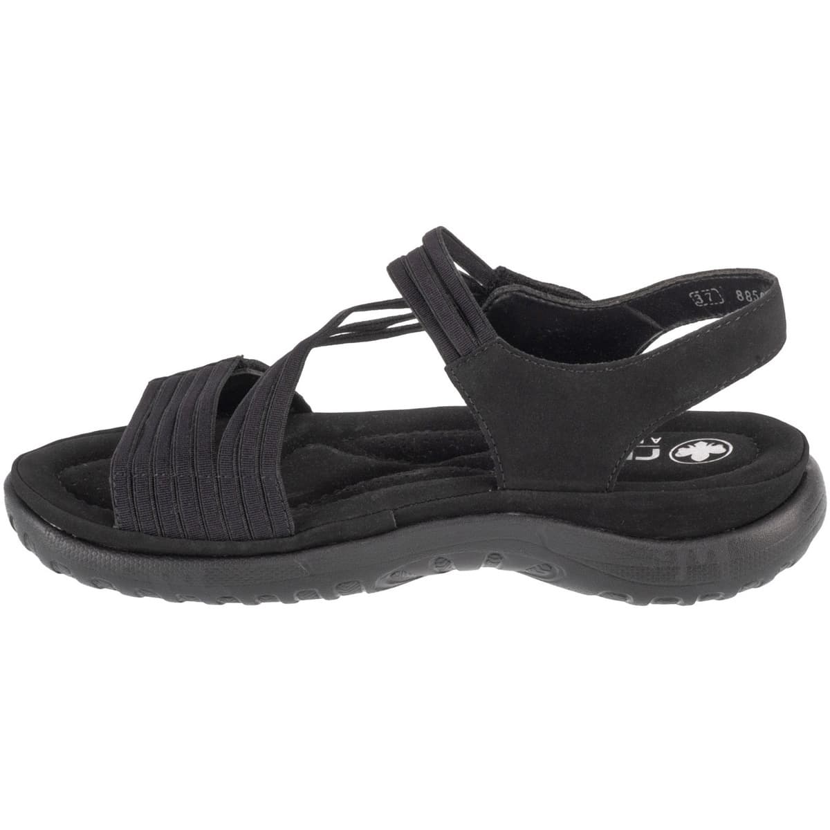 Women's Sports Sandals Rieker Black