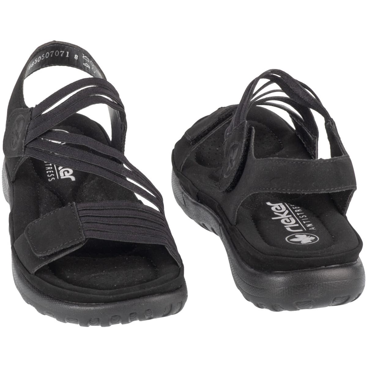 Women's Sports Sandals Rieker Black