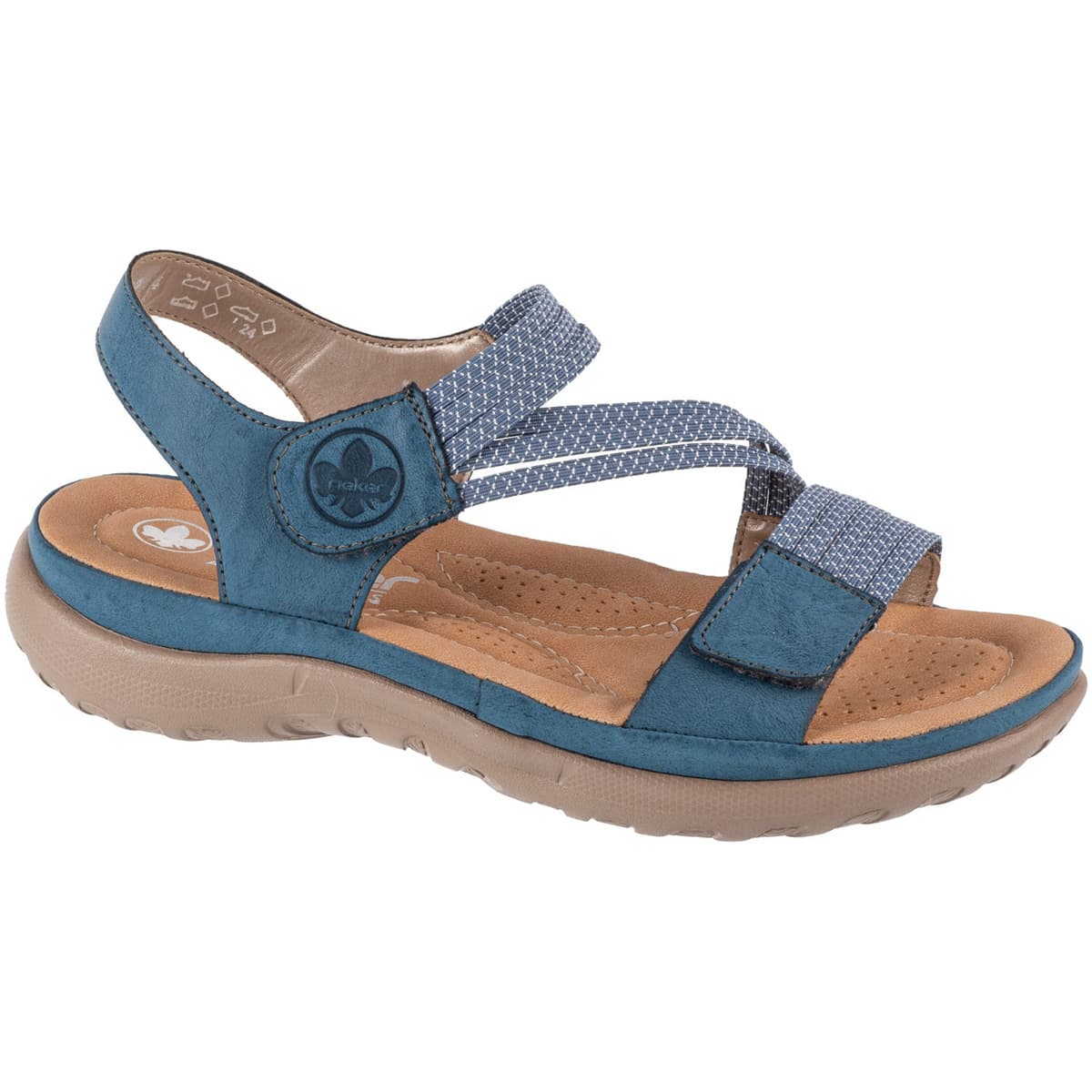 Women's Sports Sandals Rieker Blue