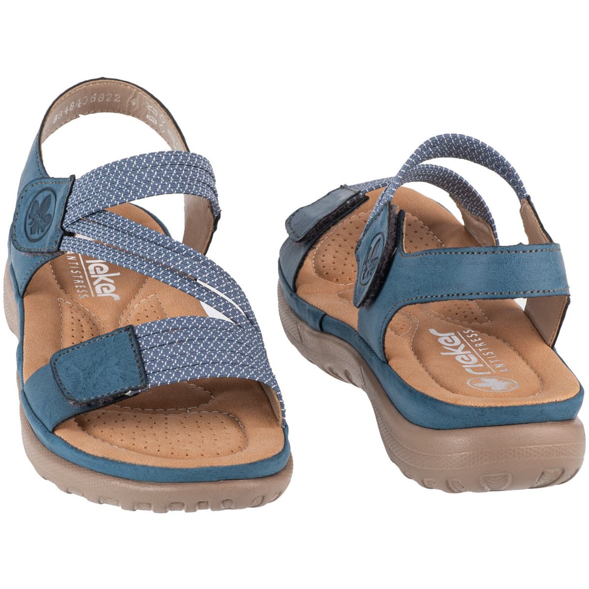 Women's Sports Sandals Rieker Blue