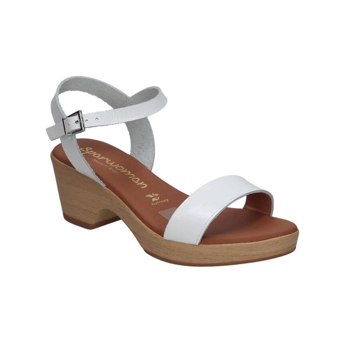 Women's Platforms Spar Woman White