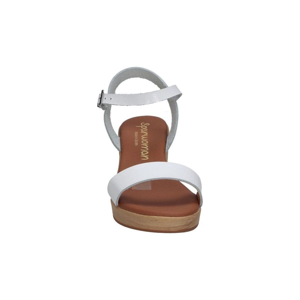 Women's Platforms Spar Woman White