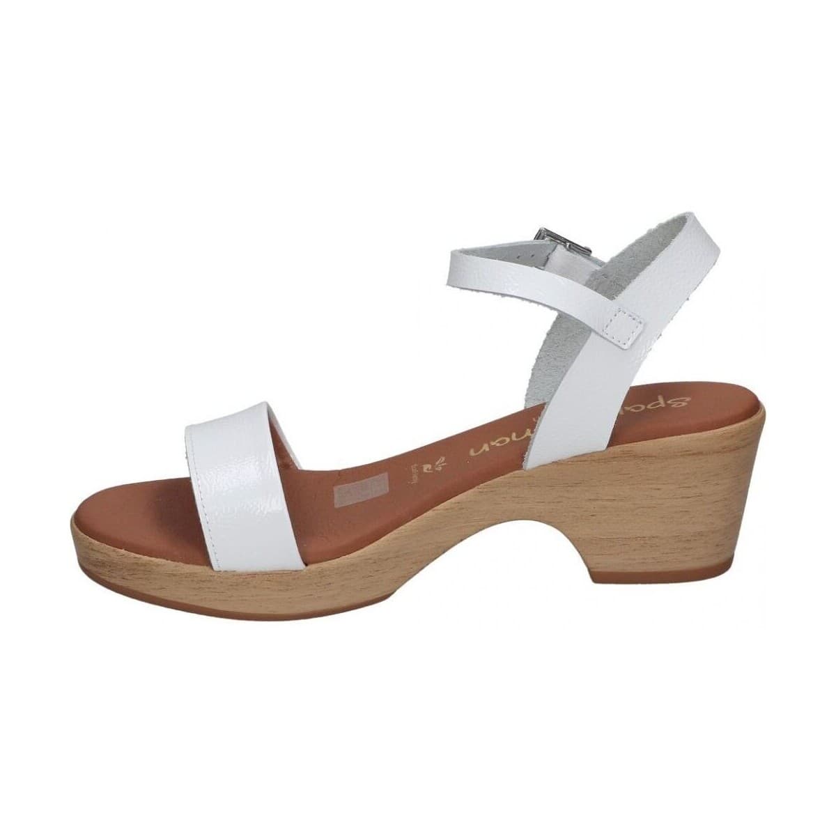 Women's Platforms Spar Woman White