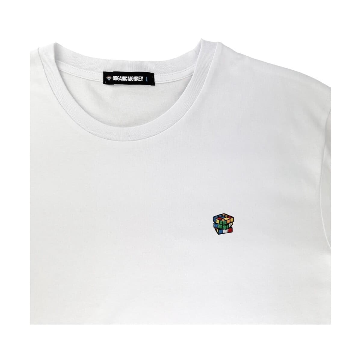 Men's T-Shirts Organic Monkey White