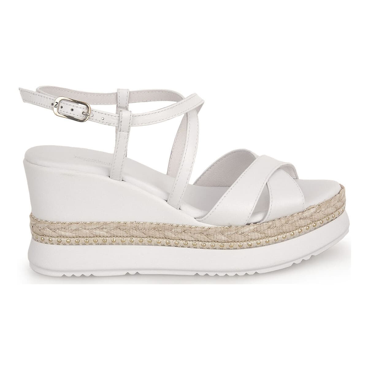 Σανδάλια με πλατφόρμα NeroGiardini NERO GIARDINI 707 LOIRA BIANCO