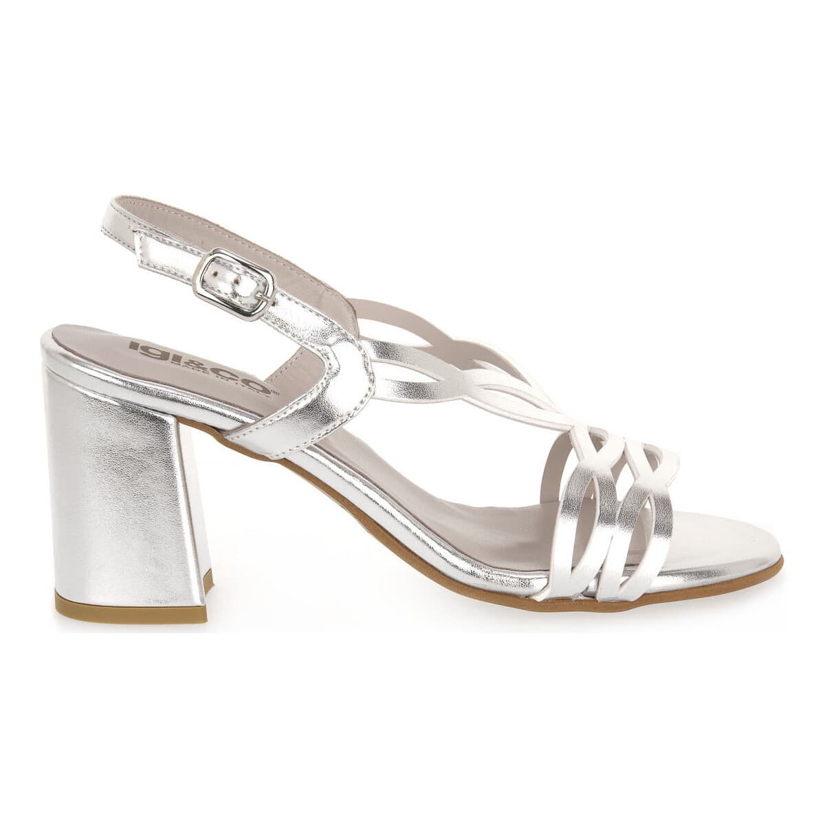 Σανδάλια με τακούνι IgI&CO DENISA ARGENTO