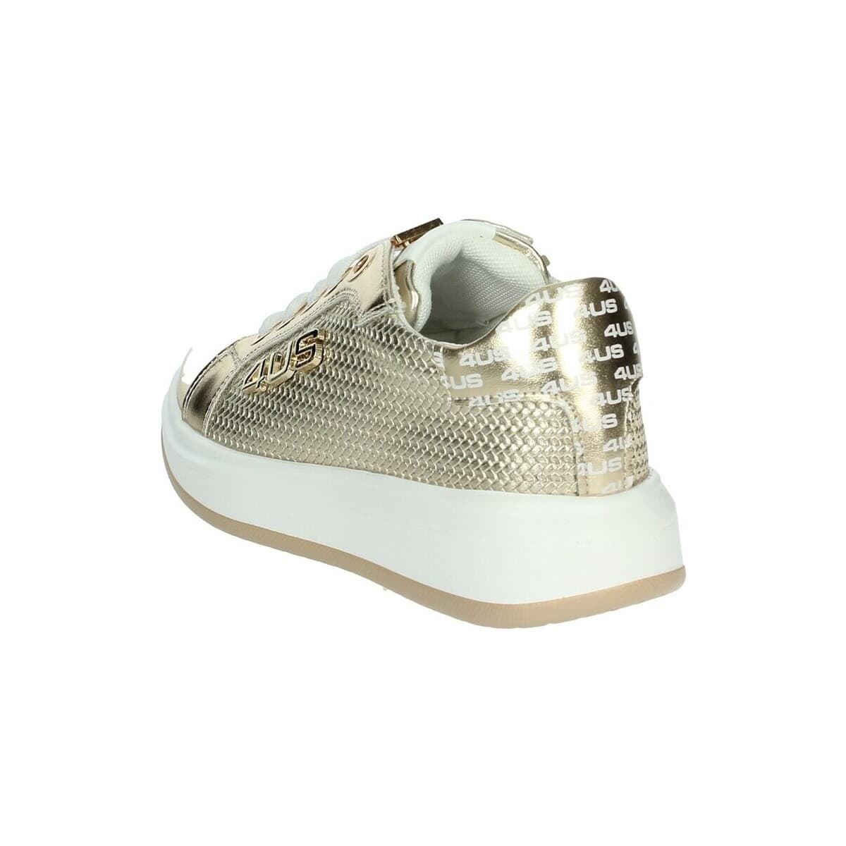 Girls' Sneakers 4Us Paciotti Gold