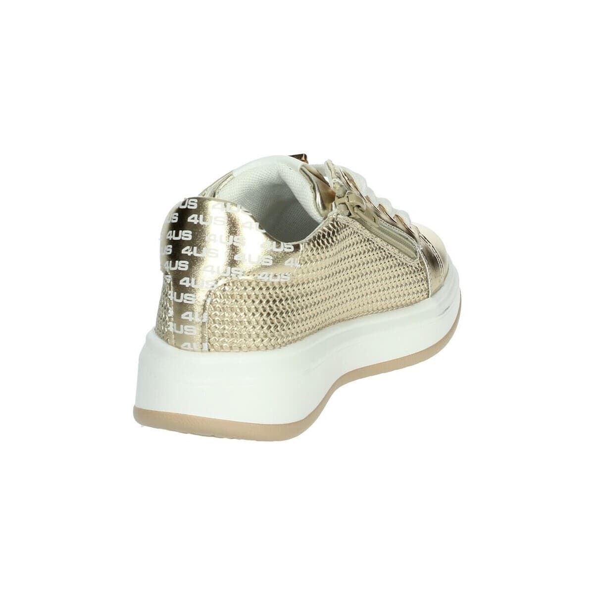 Girls' Sneakers 4Us Paciotti Gold
