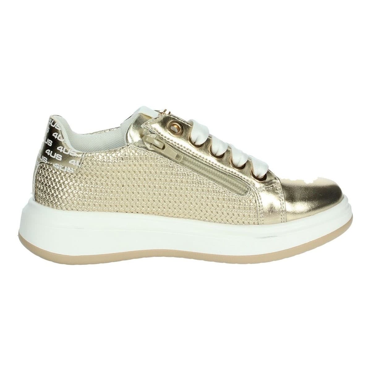 Girls' Sneakers 4Us Paciotti Gold