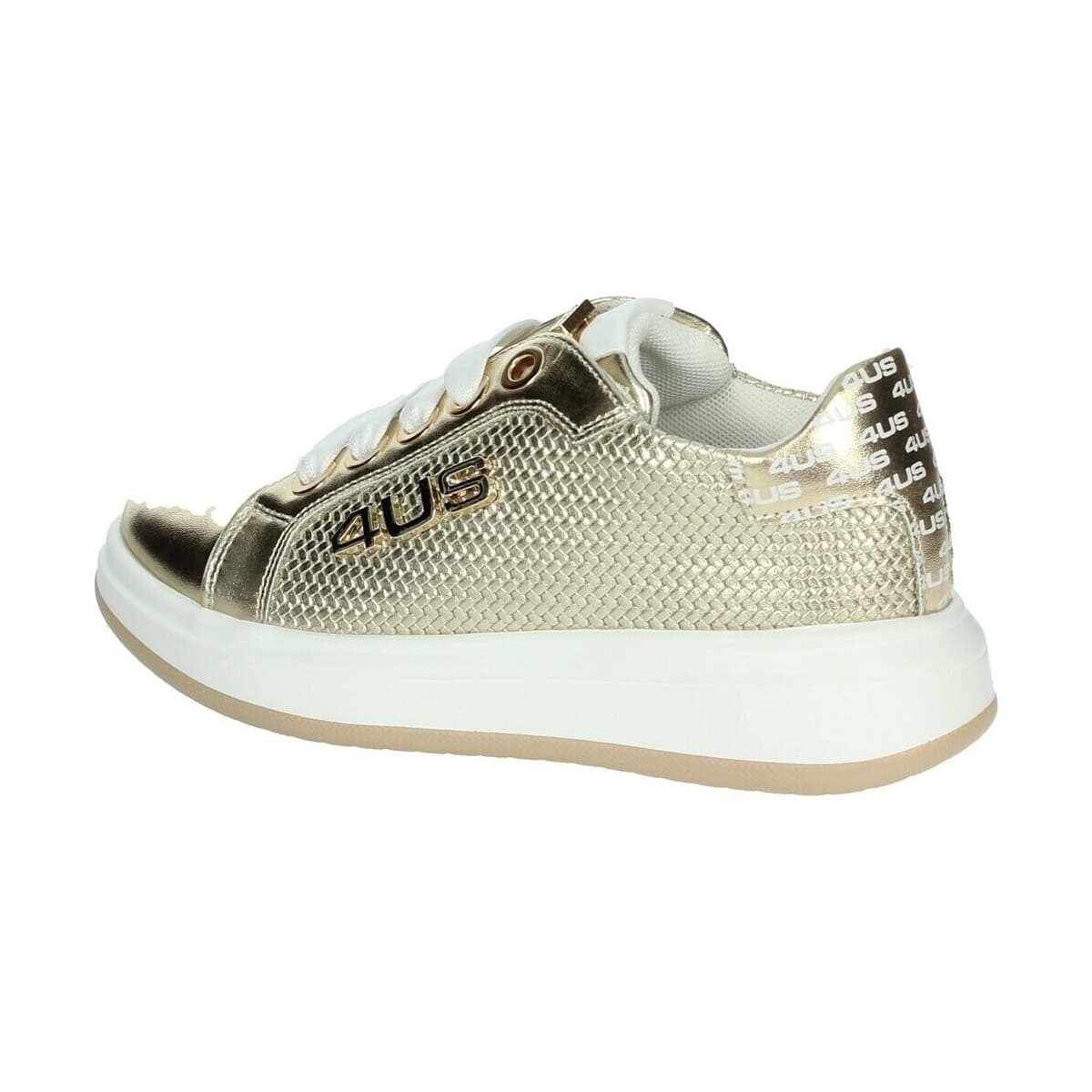 Girls' Sneakers 4Us Paciotti Gold