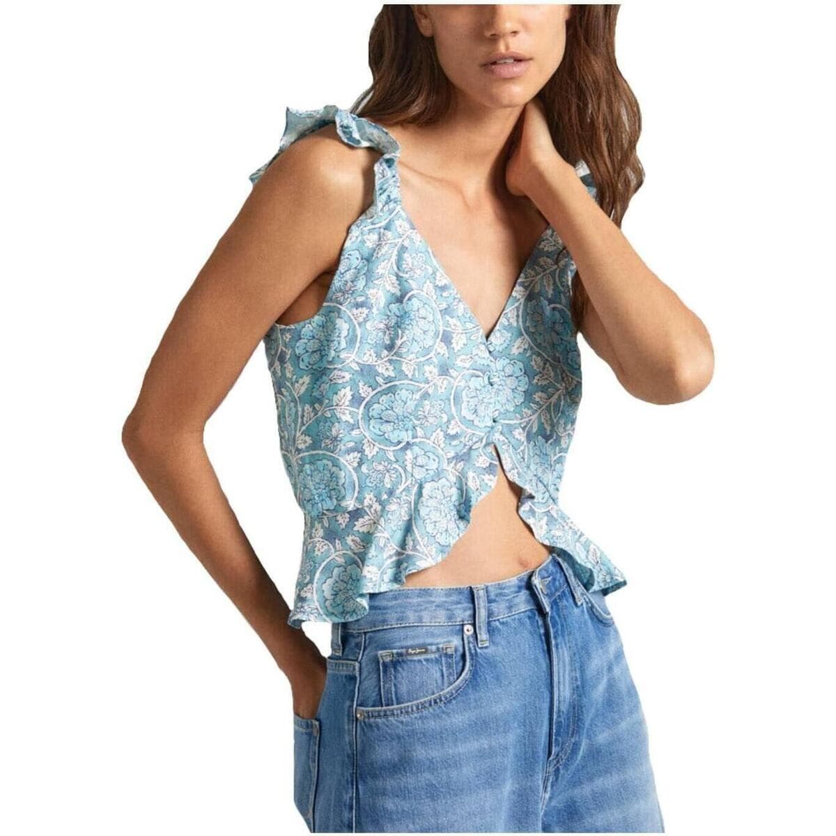 Women's T-Shirts Pepe Jeans Yellow