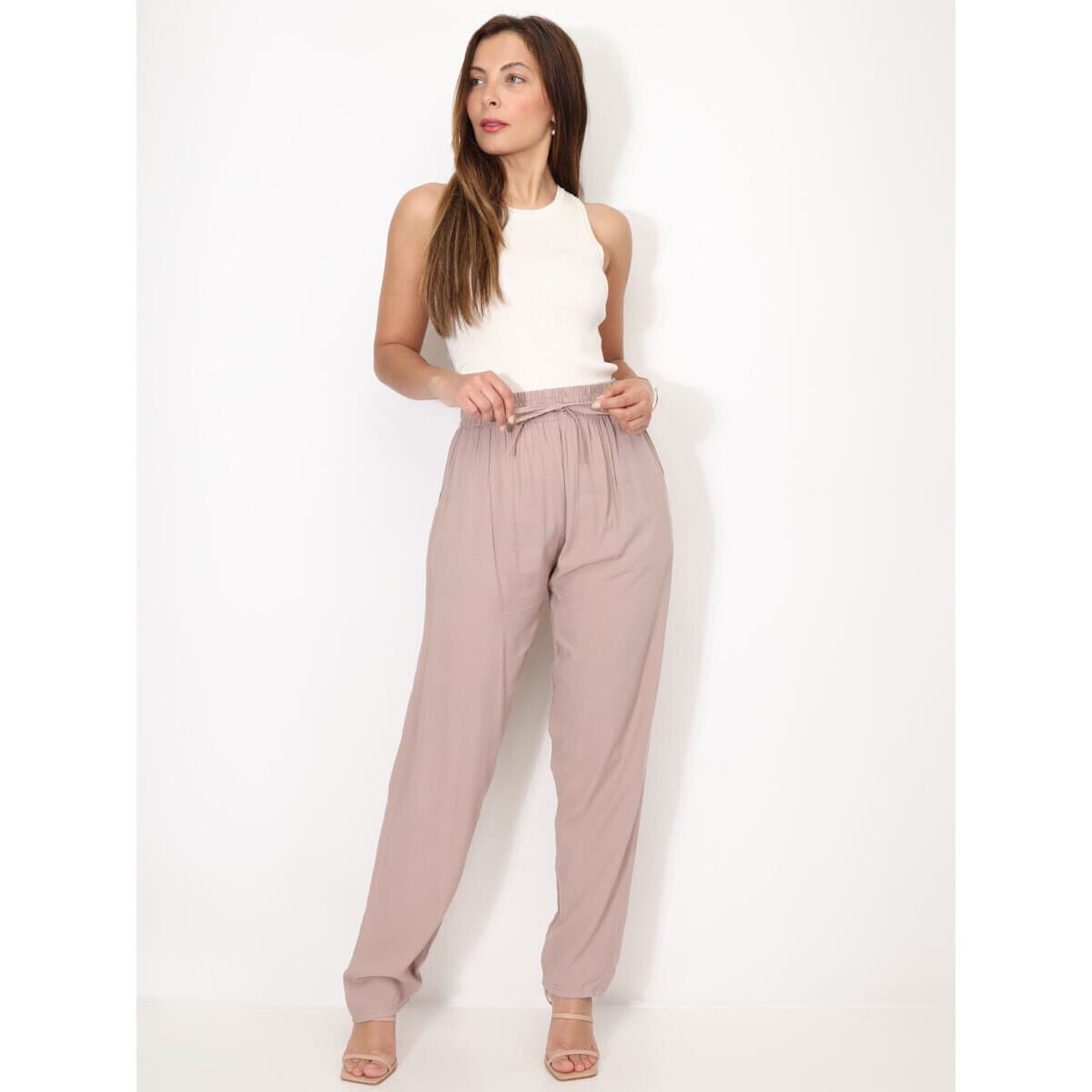 Women's Pants La Modeuse Beige