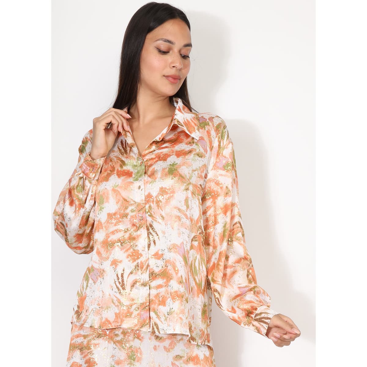 Women's Shirts La Modeuse Orange