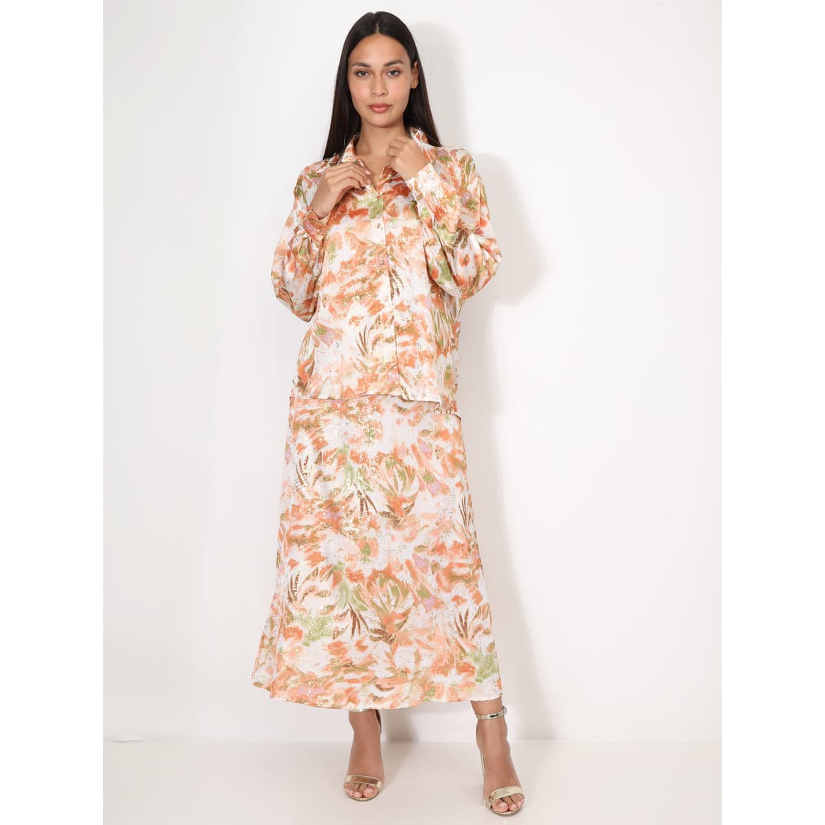 Women's Shirts La Modeuse Orange