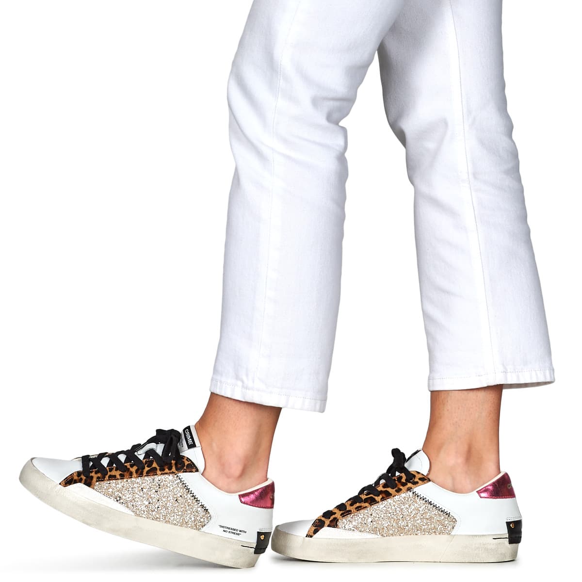 Women's Sneakers Crime London White