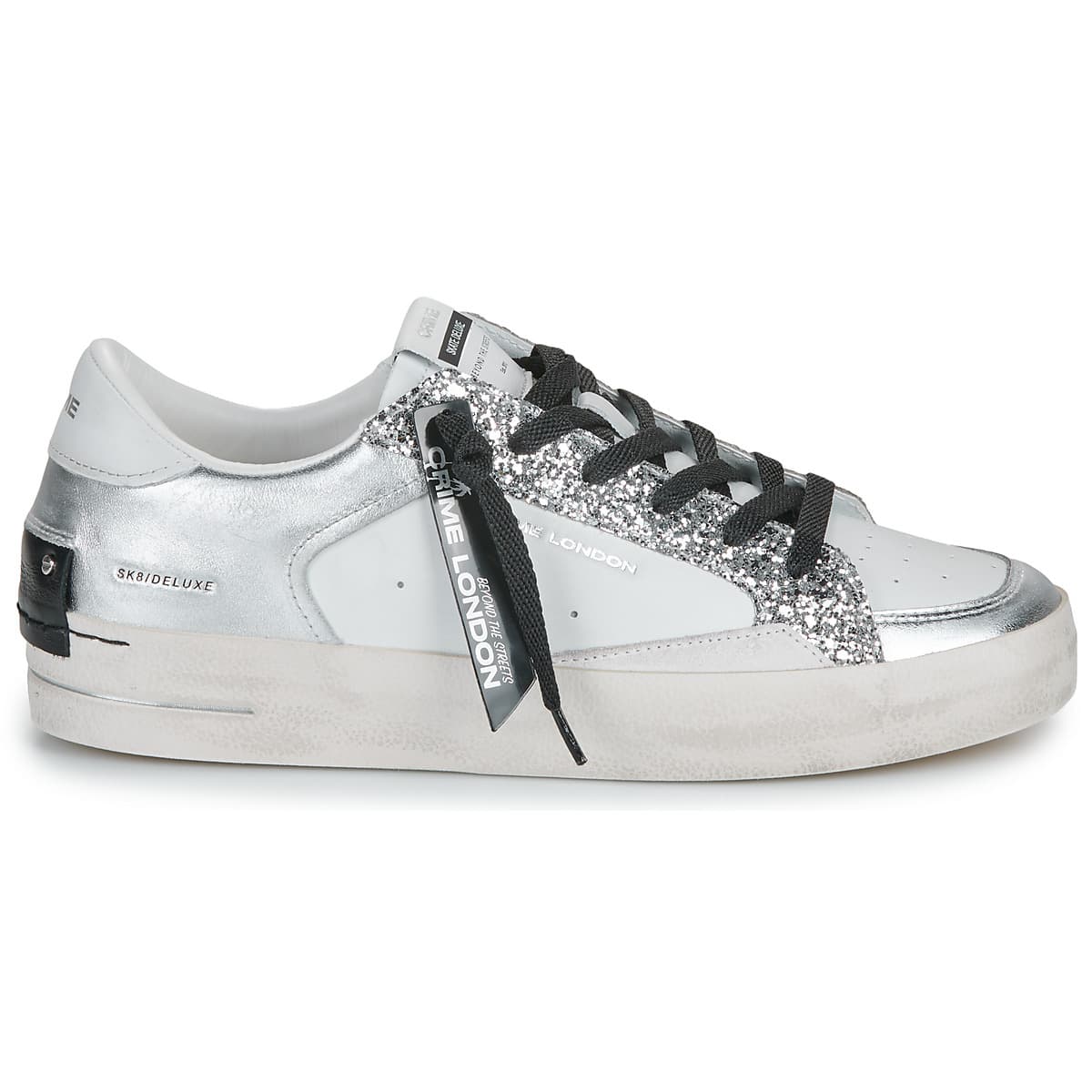 Women's Sneakers Crime London White