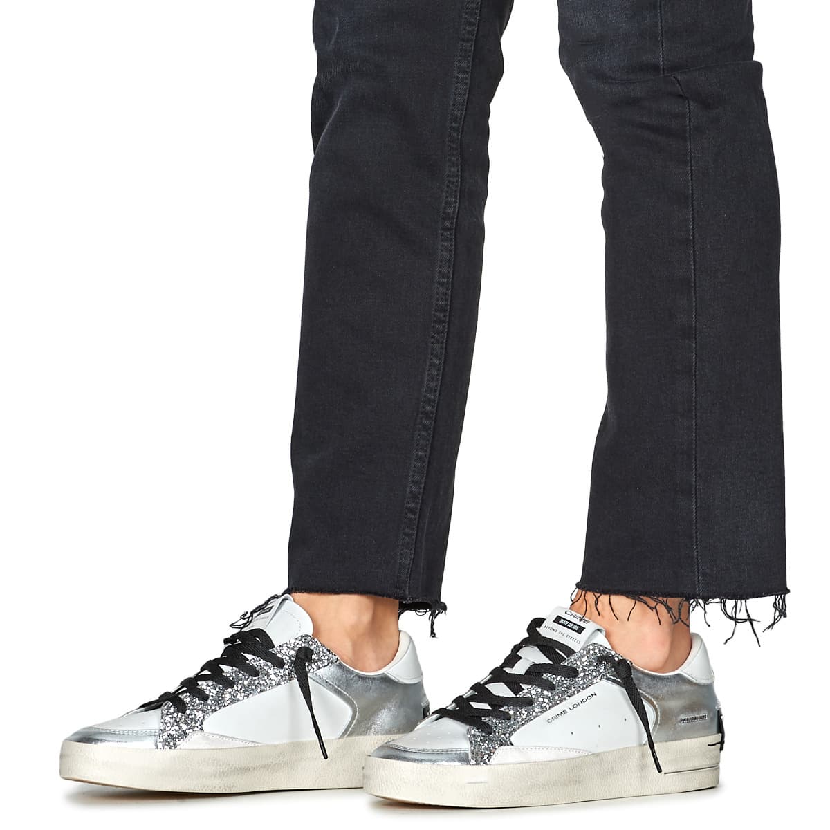 Women's Sneakers Crime London White