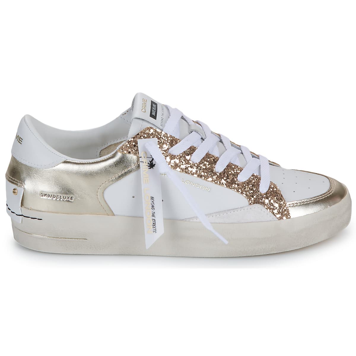 Women's Sneakers Crime London White