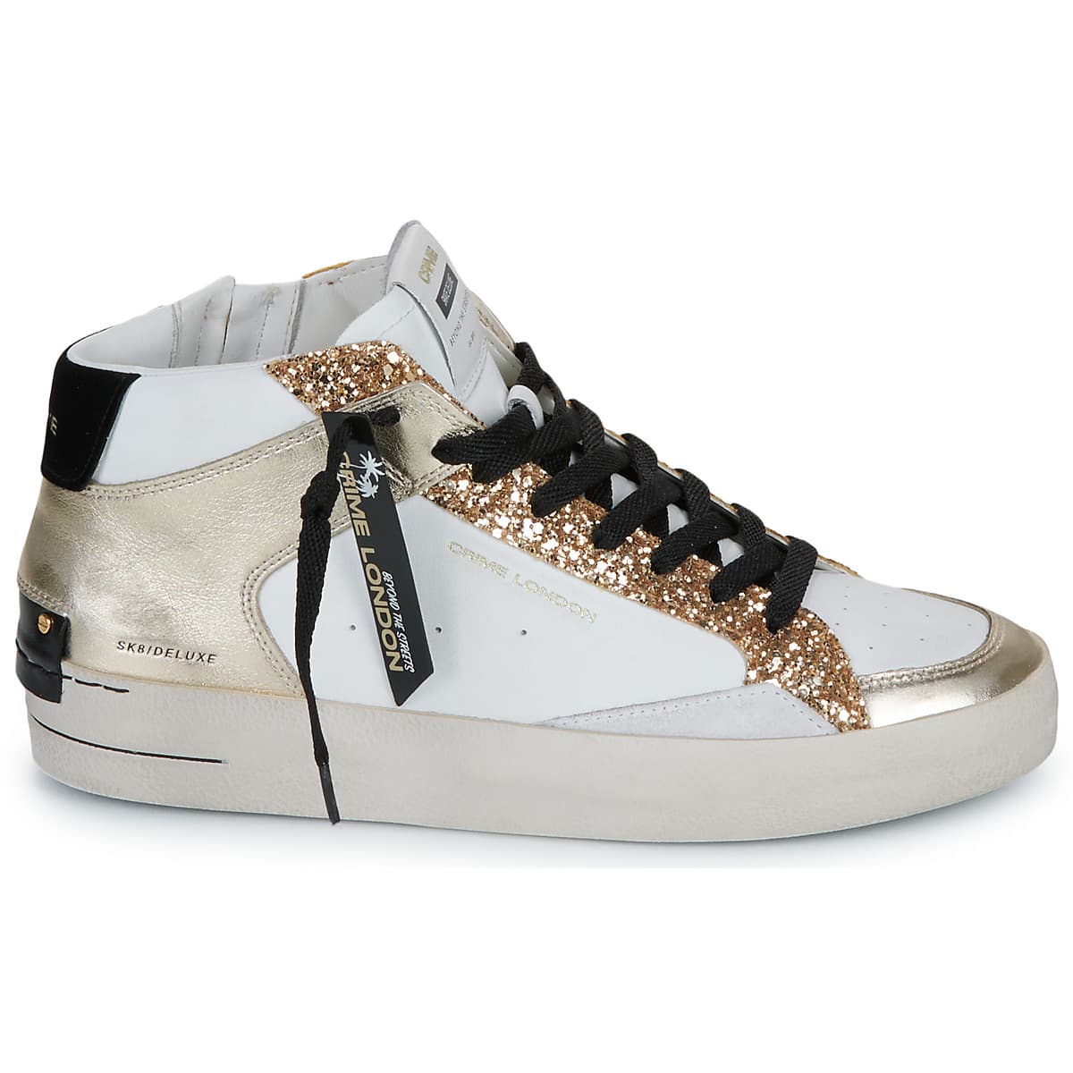 Women's Sneakers Crime London White