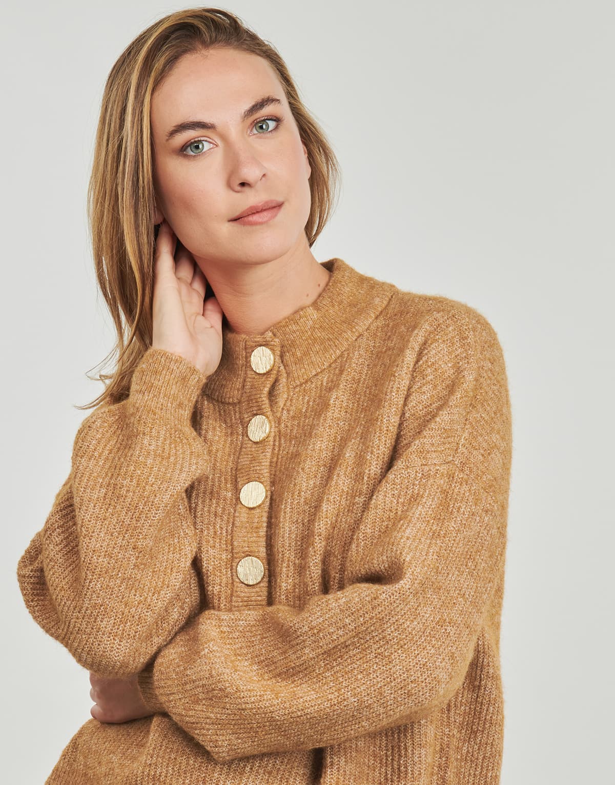 Women's Sweaters Vila Brown