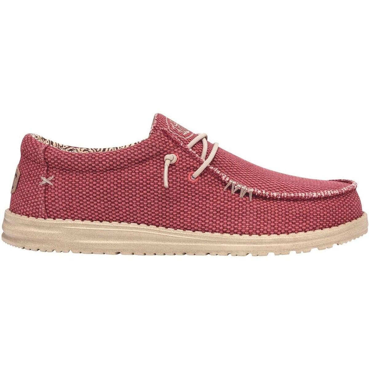 Men's Derby Shoes HEYDUDE Red