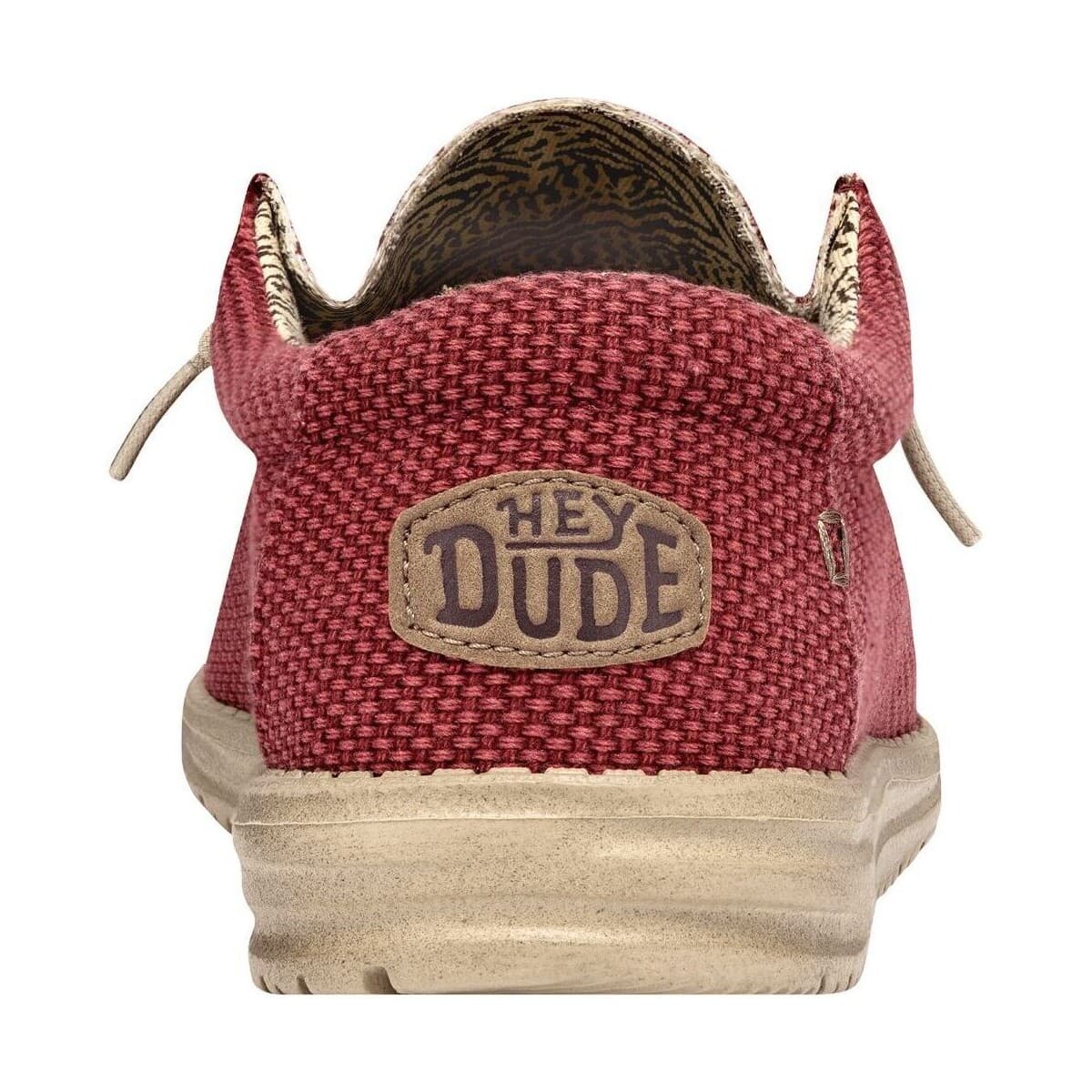 Men's Derby Shoes HEYDUDE Red