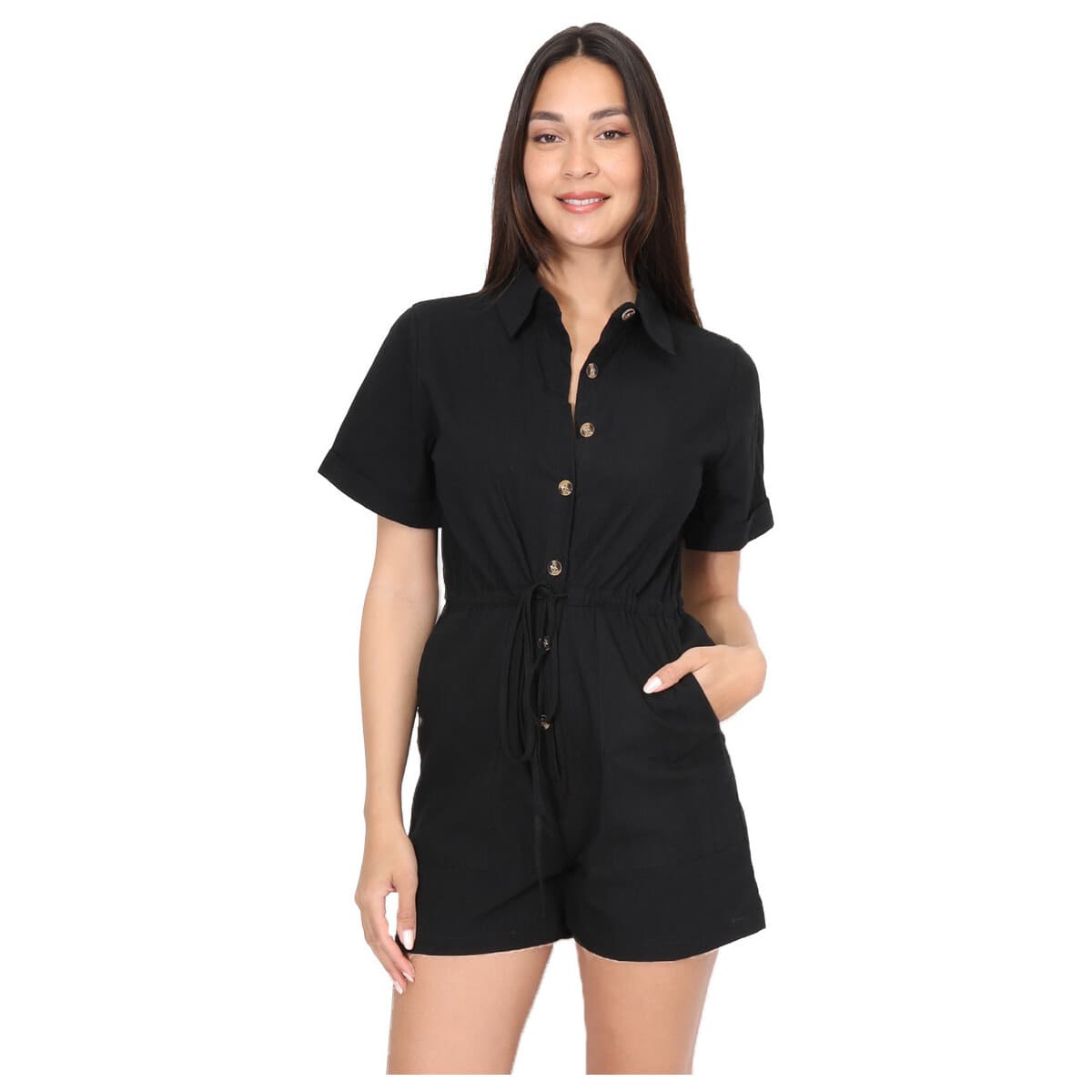 Women's Jumpsuits La Modeuse Black