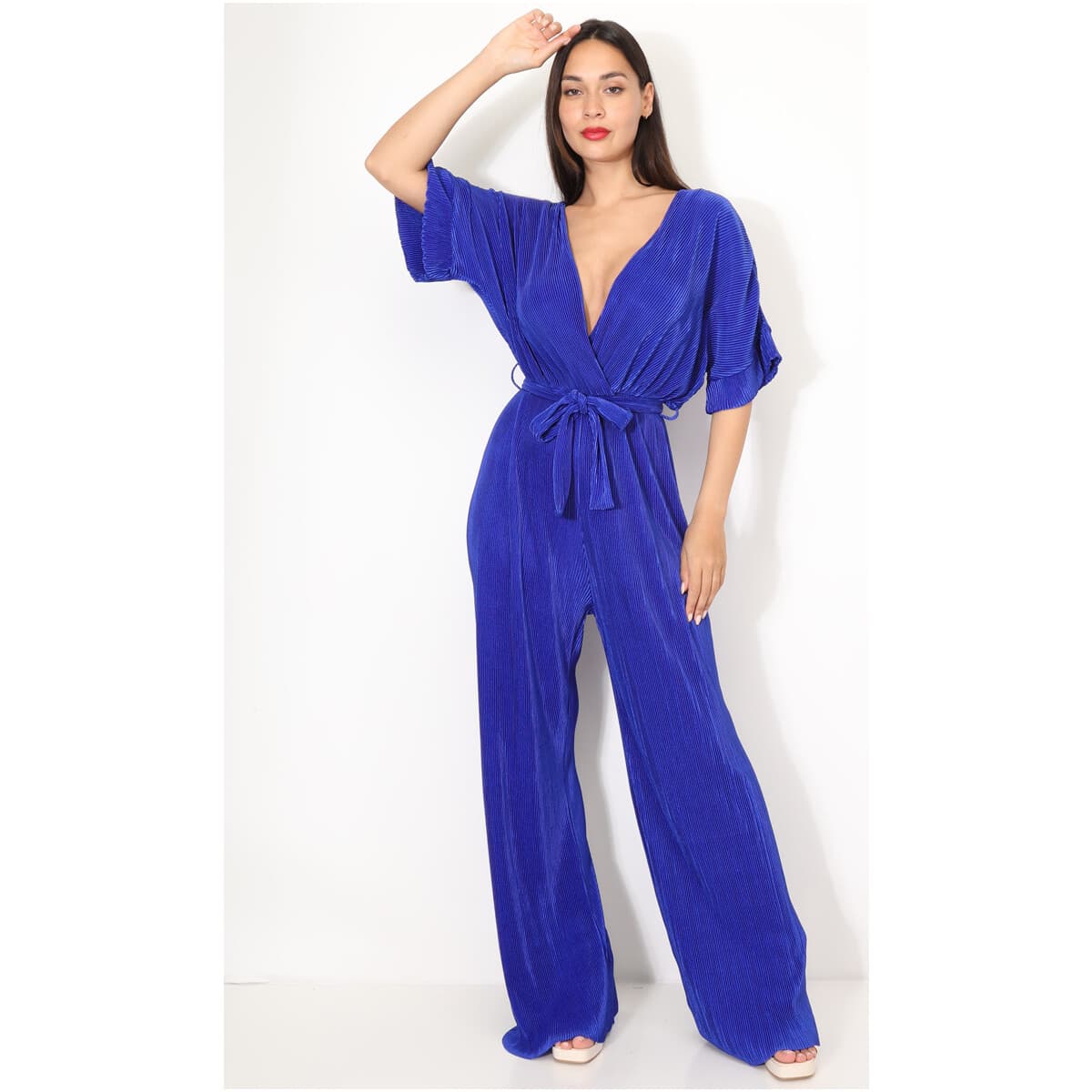 Women's Jumpsuits La Modeuse Blue
