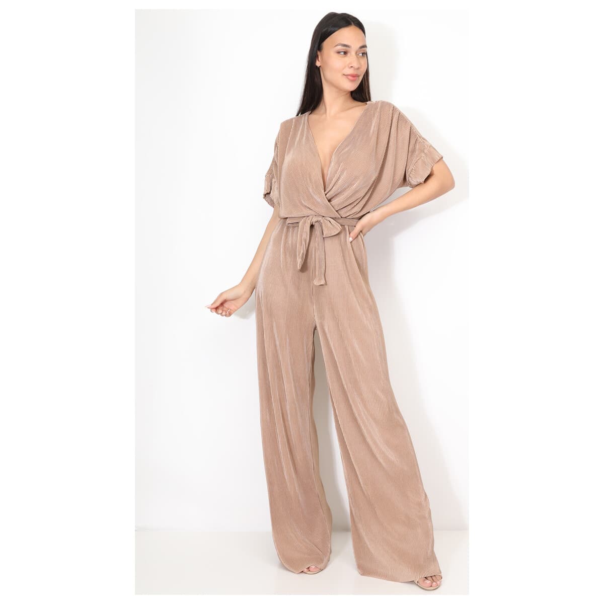 Women's Jumpsuits La Modeuse Gold