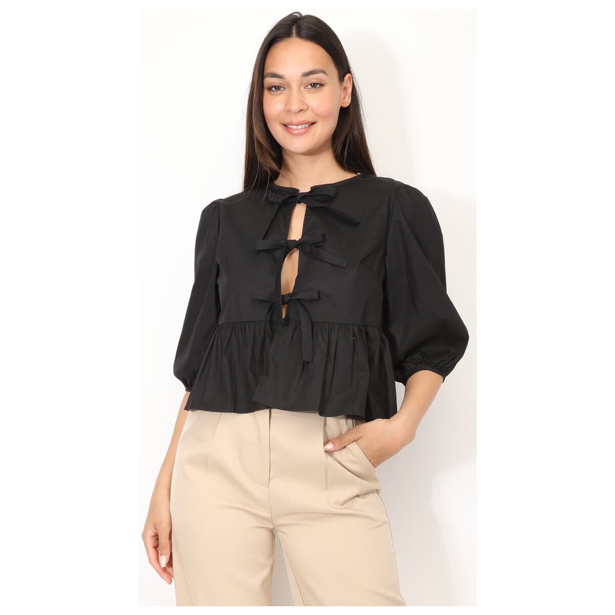 Women's Shirts La Modeuse Black
