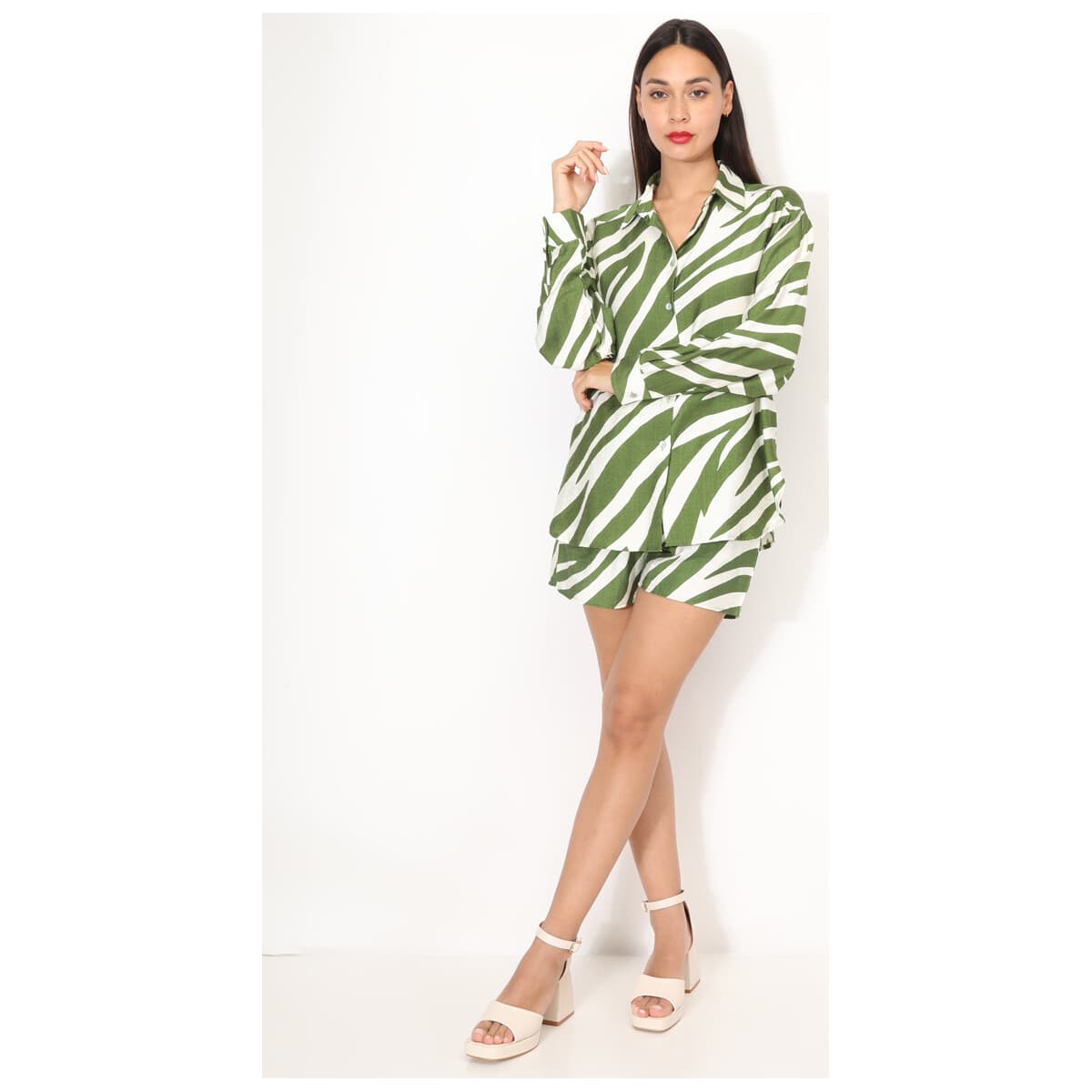 Women's Shorts La Modeuse Green