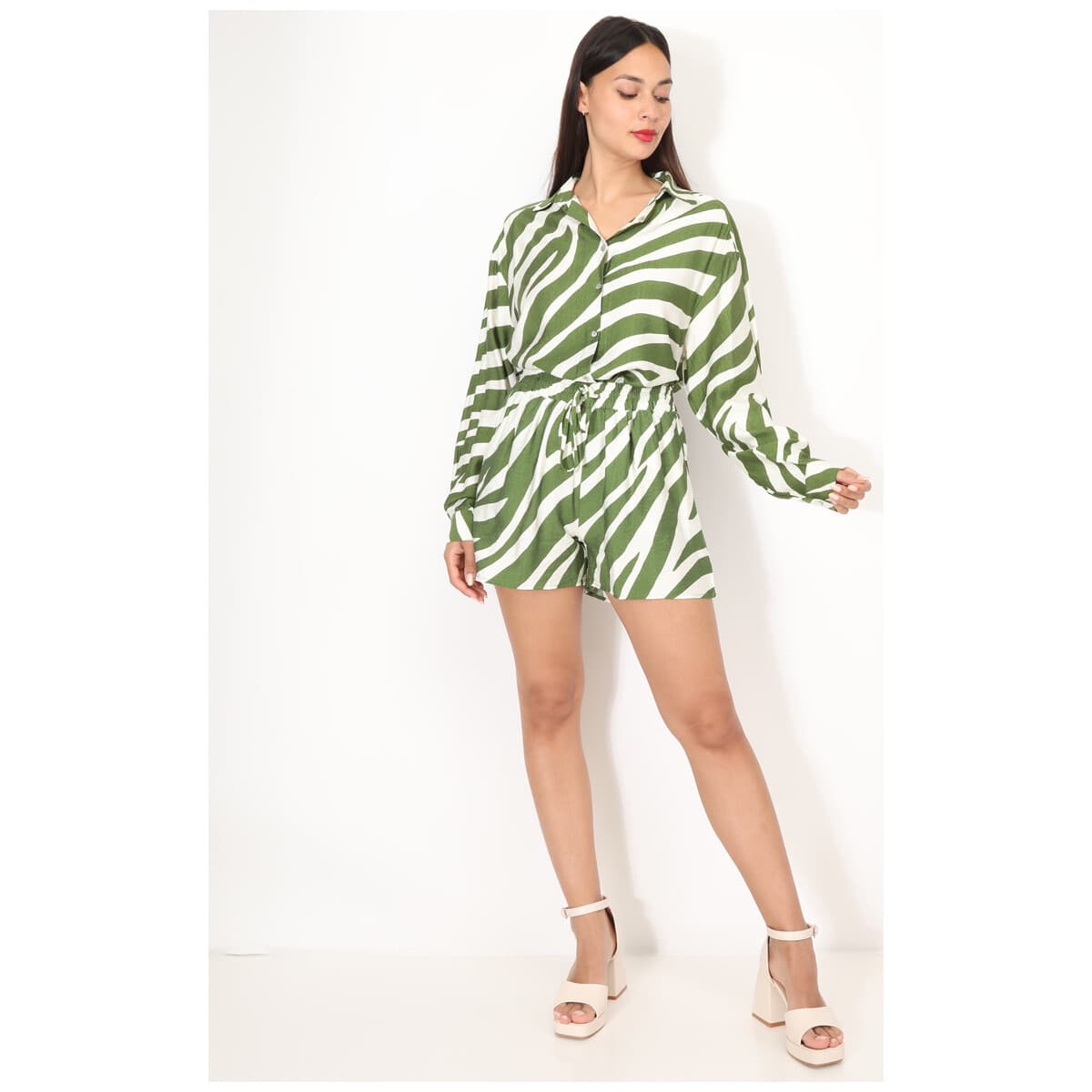 Women's Shorts La Modeuse Green