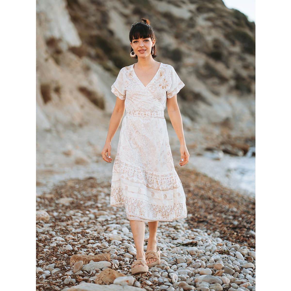 Women's Dresses Isla Bonita By Sigris Beige