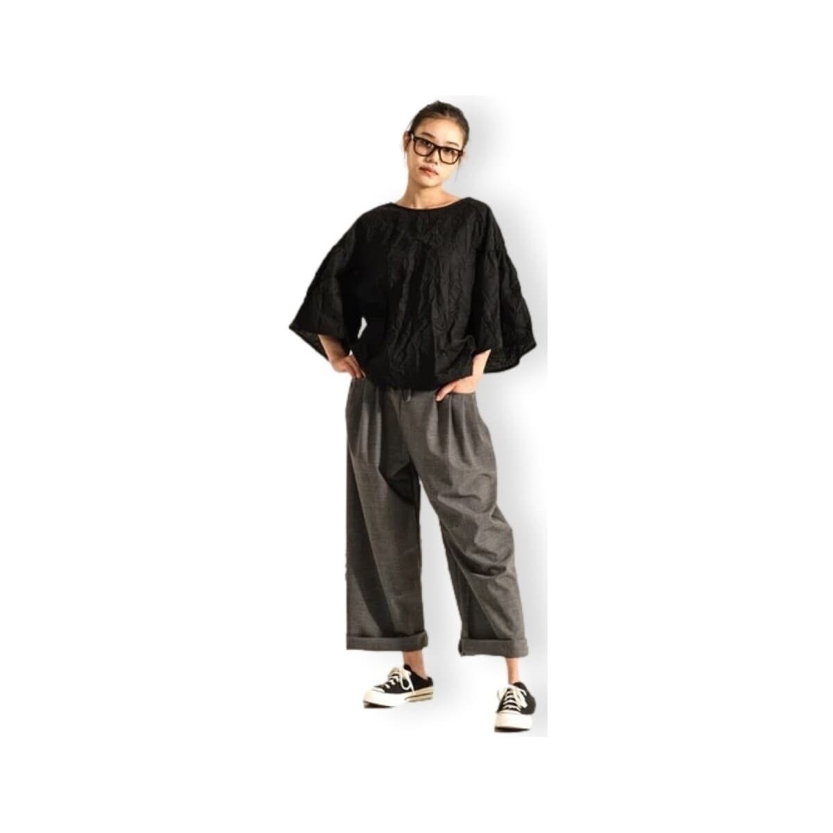 Women's T-Shirts Wendykei Black