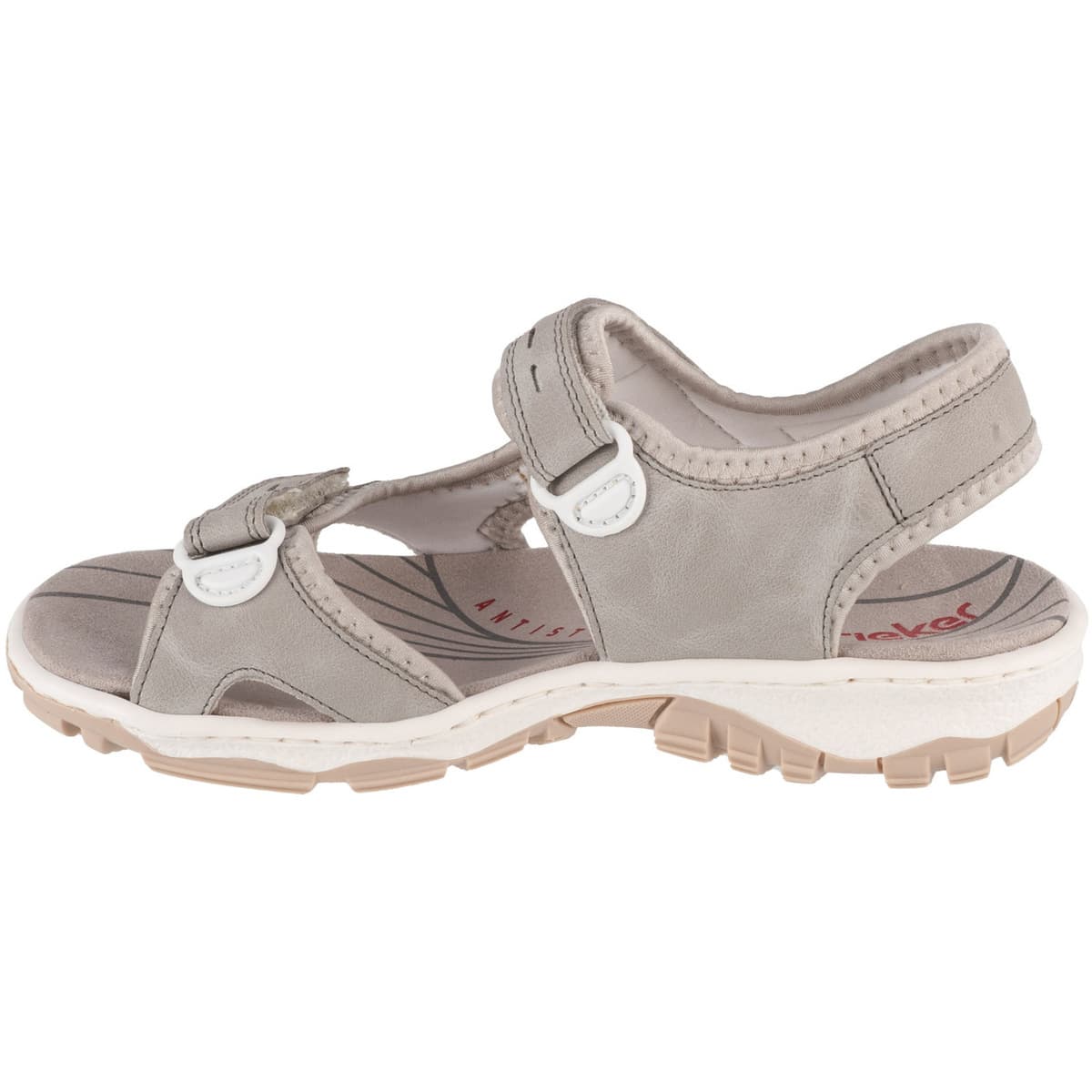 Women's Sports Sandals Rieker Gray