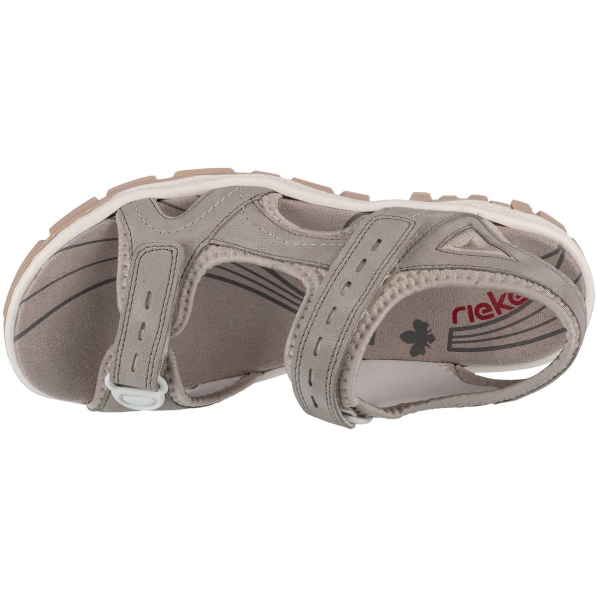 Women's Sports Sandals Rieker Gray