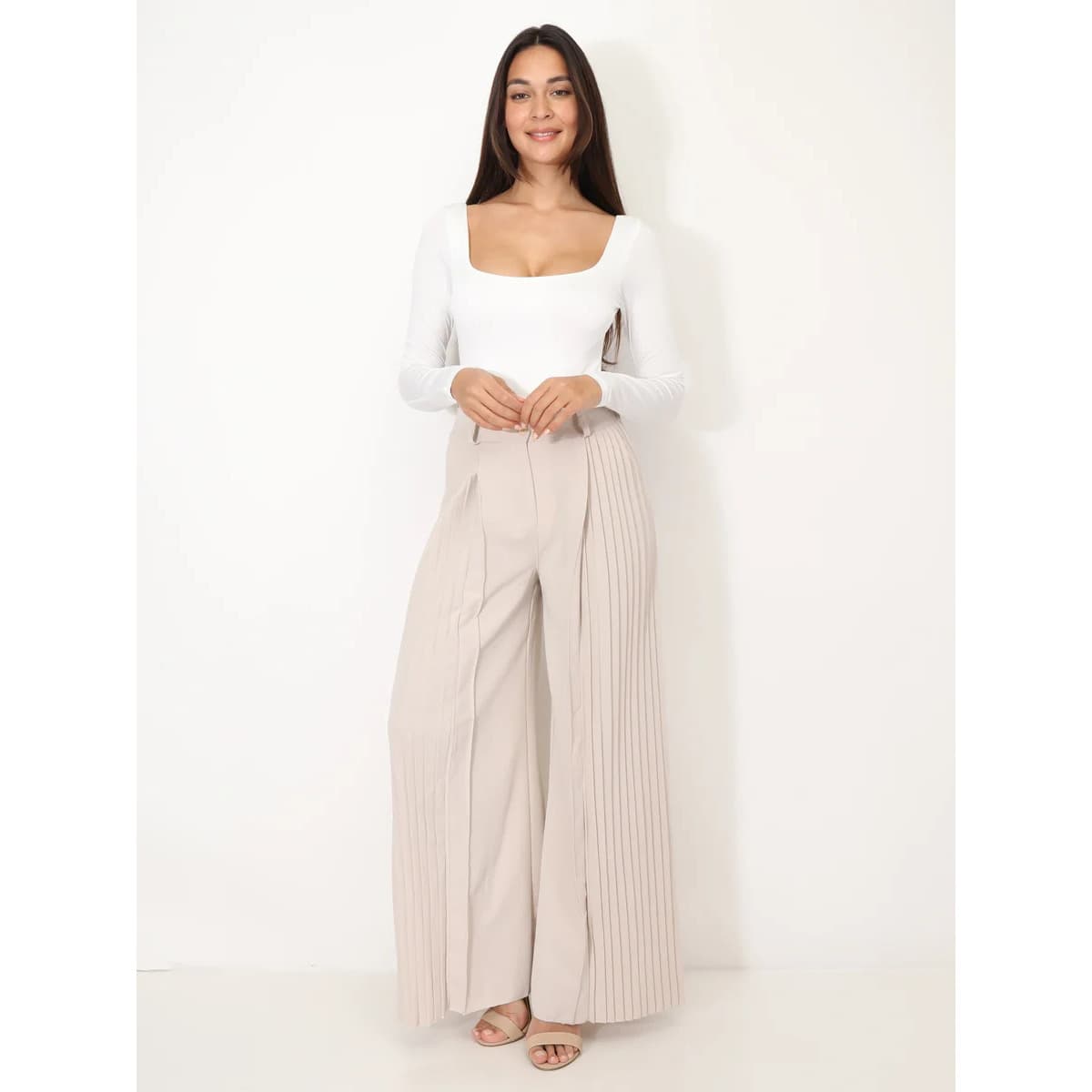 Women's Pants La Modeuse Beige