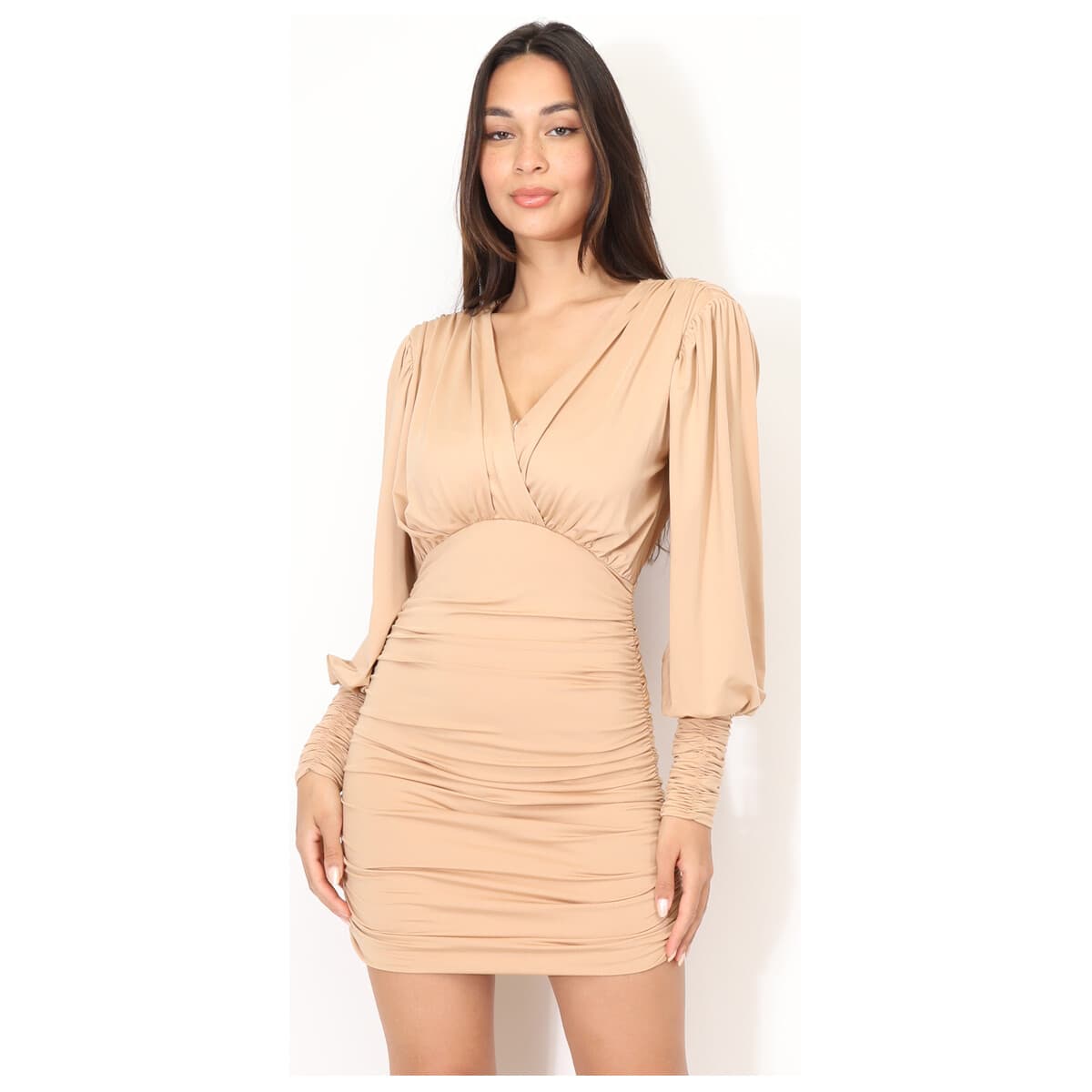 Women's Dresses La Modeuse Beige