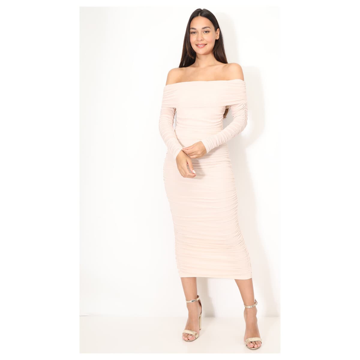 Women's Dresses La Modeuse Beige